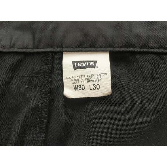 Vintage Levi's Lot 53 SF CA Polyester Leather Look Jeans Pants 30x30 RARE! - Picture 9 of 13